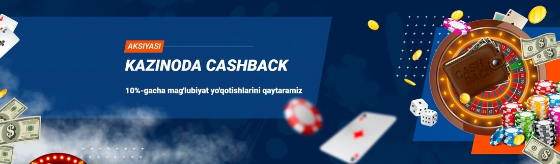Cashback Casino Mostbet