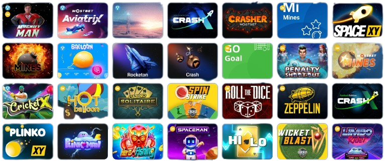 Fast Games mostbet casino